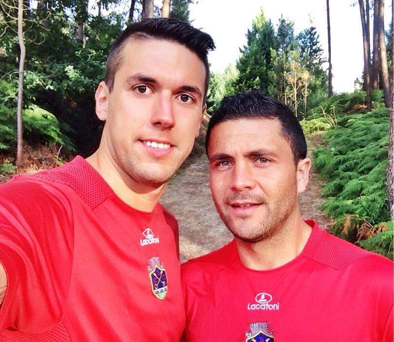 João Fernandes e Eder Díez nos tempos do GD Chaves