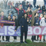 Adeptos do GD Chaves em Lisboa, no último duelo com o Casa Pia com público no estádio