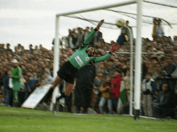 Fonseca num jogo do Desportivo de Chaves com o Benfica