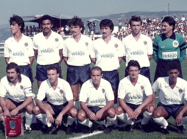 César Silva numa das equipas do Desportivo de Chaves