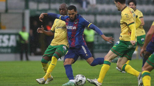 Juninho marcou o golo do GD Chaves frente ao Paços Ferreira