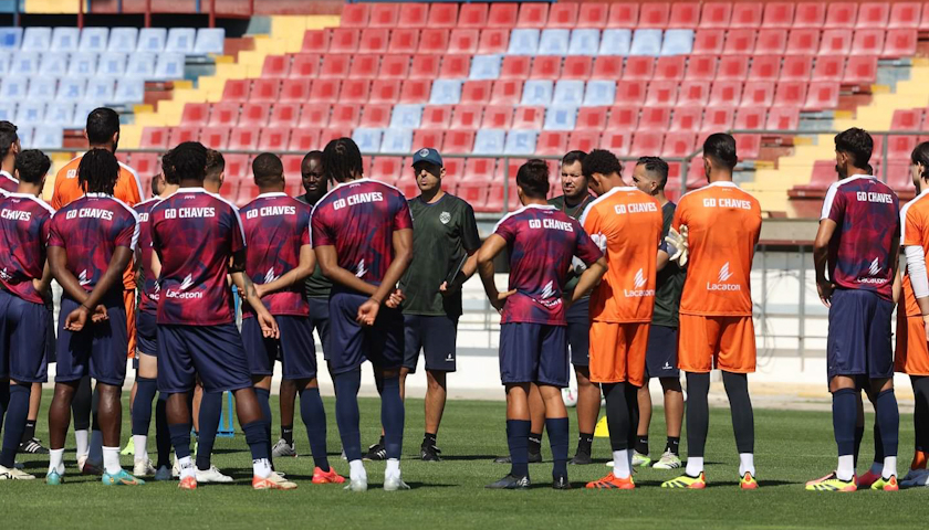 Primeiro treino do Chaves